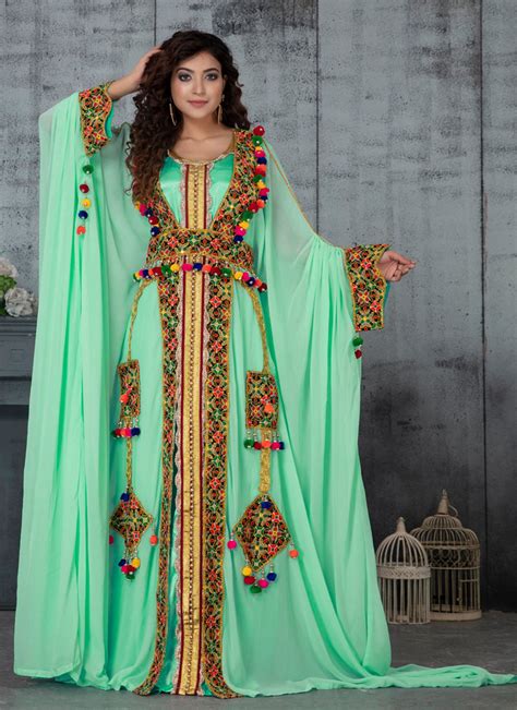 Green Marocain Dress 